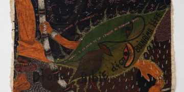 Santiago Yahuarcani, El principio del conocimiento [O princípio do conhecimento], 2019. Foto: Kevin Chávez