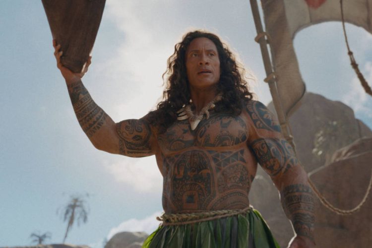 Dwayne Johnson em cena do filme 'Moana', dirigido por Thomas Kail - Divulgação