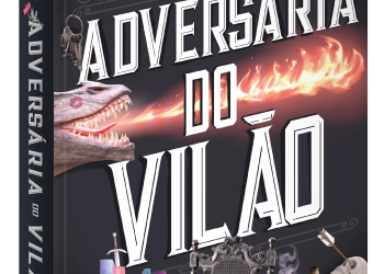 Capa do livro Adversária do Vilão, de Hannah Nicole Maehrer