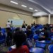 Estudantes em sala de aula durante edição anterior do aulão Nossa Vez de preparação para o Enem