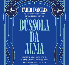 Capa do livro Bússola da alma, de Fábio Dantas