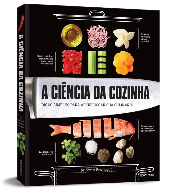 Capa do livro A ciência da cozinha, de Stuart Farrimond