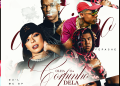 DU'L, MC GP, MC Meno K, MC PH e Dressa em material de divulgação do single Olha o Corpinho Dela.