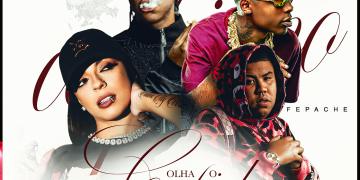 DU'L, MC GP, MC Meno K, MC PH e Dressa em material de divulgação do single Olha o Corpinho Dela.