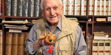 Peppino Mazzullo, ator e dublador italiano conhecido como a voz de Topo Gigio