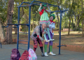 Personagens do Quintal da Cultura durante a nova fase Quintal no Interior